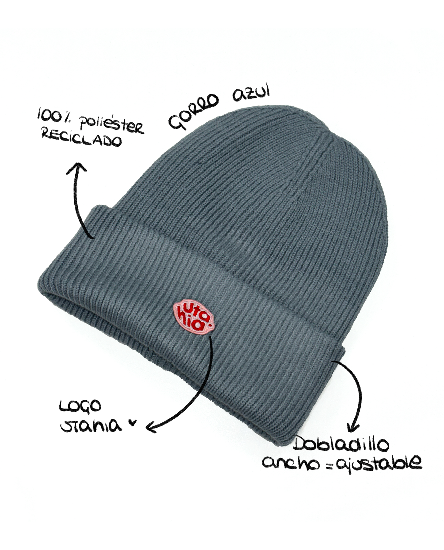 Gorro Utahia 01. Azul